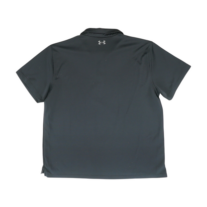 Black Solid Short Sleeve Polo