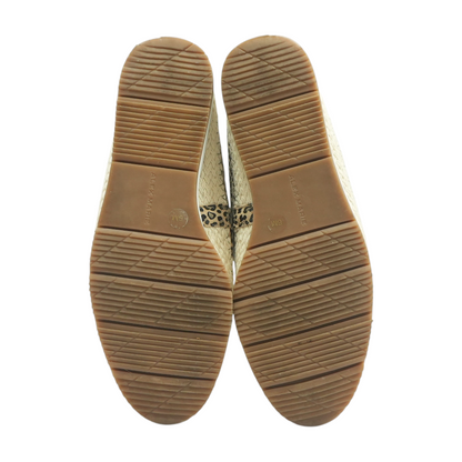 Tan Slip-On Flats