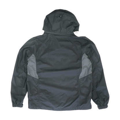 Black Solid Rain Jacket