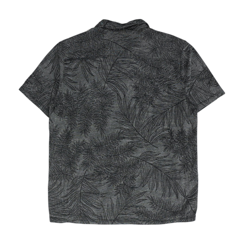 Gray Tropical Short Sleeve Polo