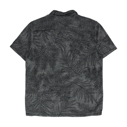 Gray Tropical Short Sleeve Polo