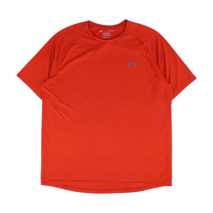 Red Solid Active T-Shirt
