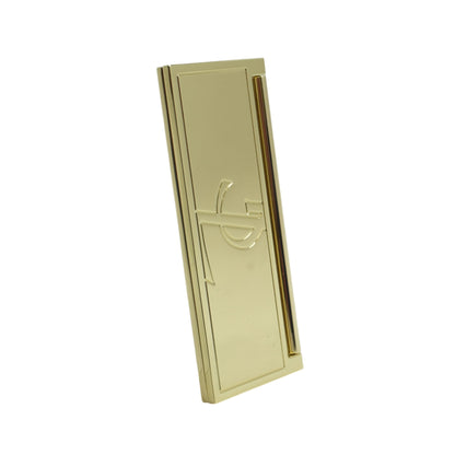 Gold Toned Compact Folding Mirror