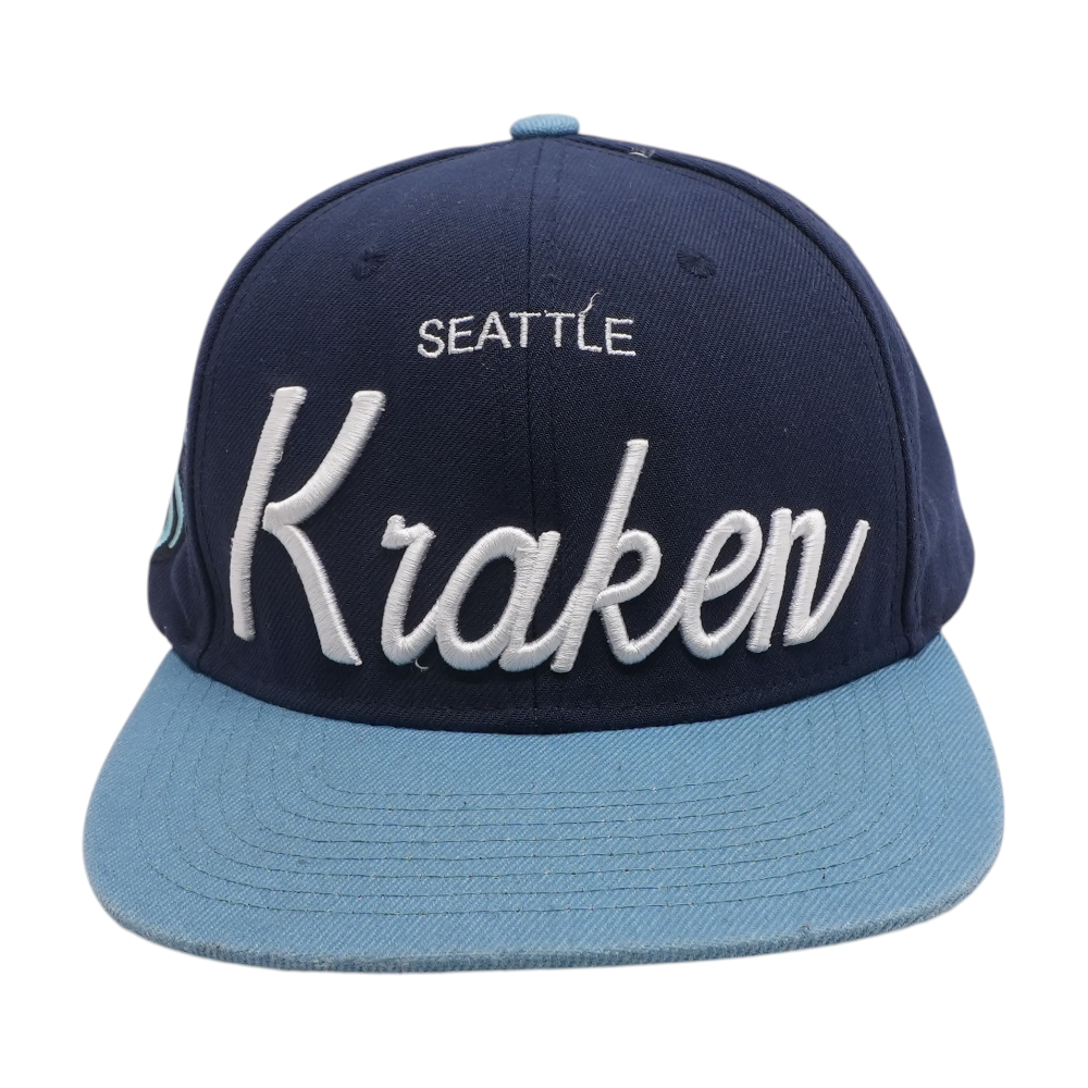 Navy Seattle Kraken Ballcap