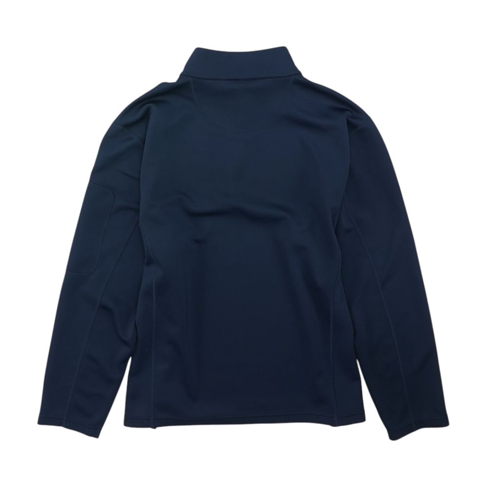 Navy Solid 1/4 Zip Pullover