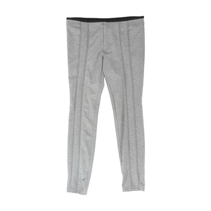 Gray Solid Leggings
