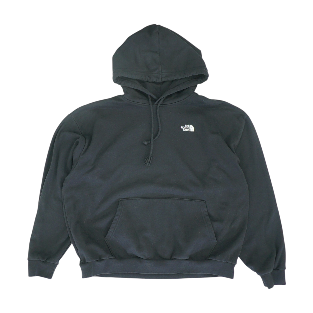 Black Solid Hoodie Pullover
