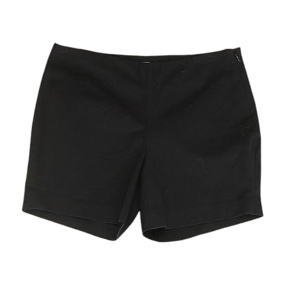Black Solid Chino Shorts