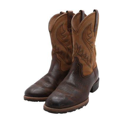 Brown Leather Western Boots