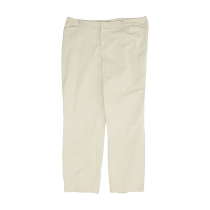 Beige Plus Regular Pants
