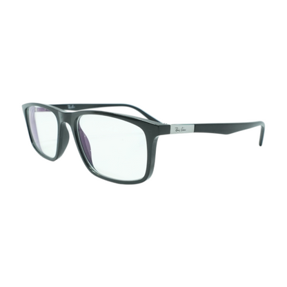 Black RB 7128II Rectangle Prescription Eyewear