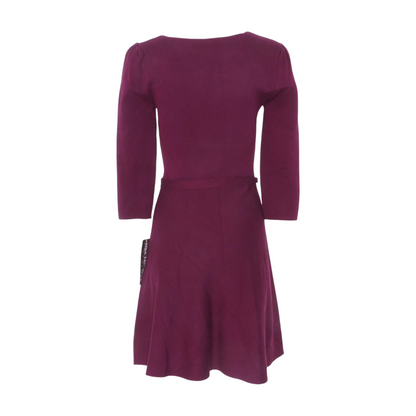 Burgundy Mini Dress
