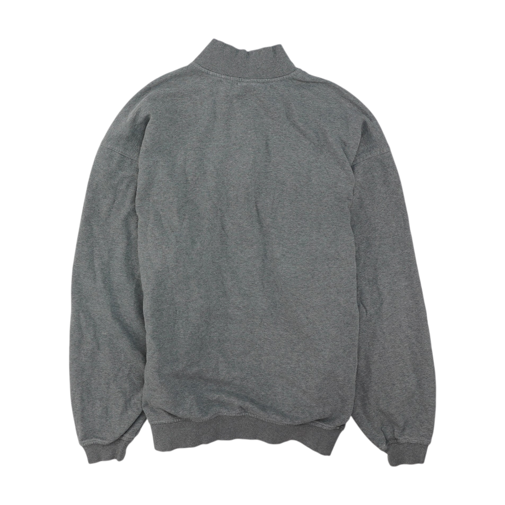 Gray Trine University Football Solid 1/4 Zip Pullover