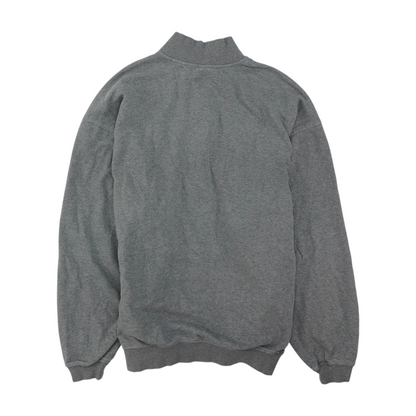 Gray Trine University Football Solid 1/4 Zip Pullover
