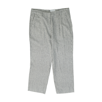 White Striped Regular Pants
