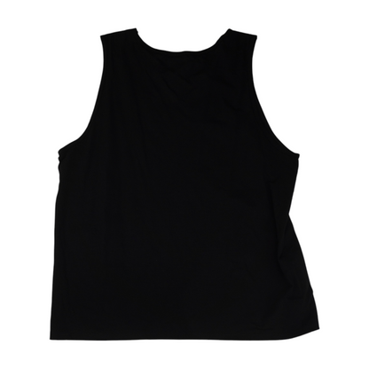 Black Solid Casual Tank