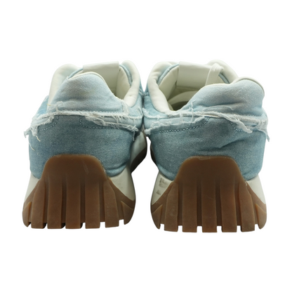 Blue Low-Top Athletic Shoes
