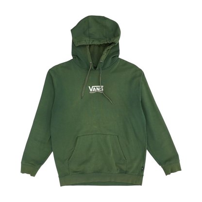 Green Solid Hoodie Pullover