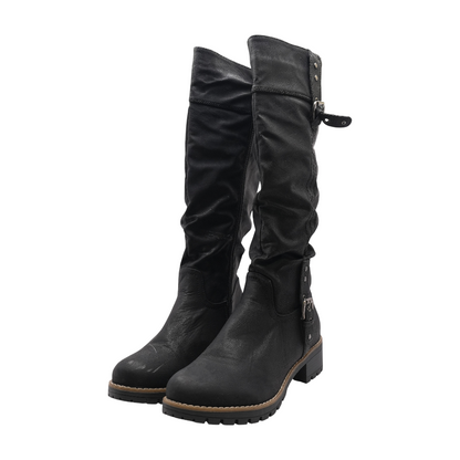 Black Knee-High Boots