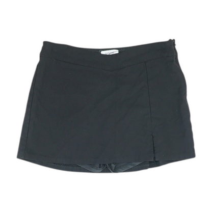 Black Petite Mini Skort