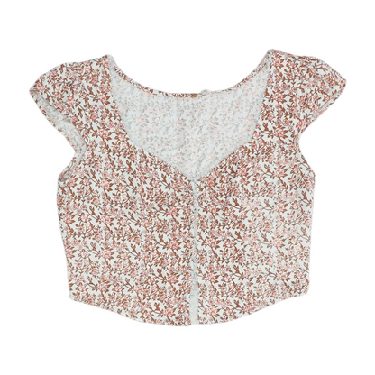 Blue Floral Blouse