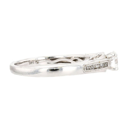 .50 ct 14K White Gold Round Diamond Diamond Engagement Ring