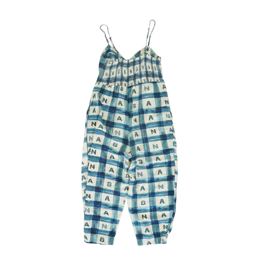 Blue Abstract Jumpsuit