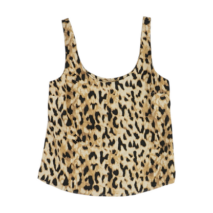 Beige Animal Print Blouse