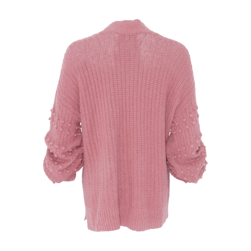 Pink Cardigan Sweater