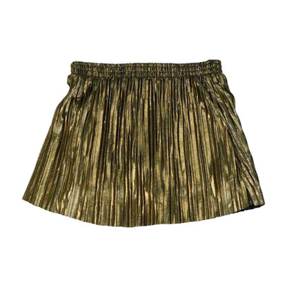 Gold Solid Maxi Skirt