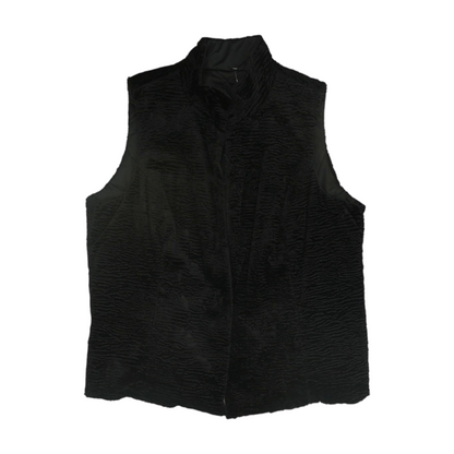 Black Plus Solid Vest