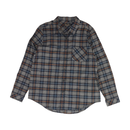 Gray Plaid Button Down