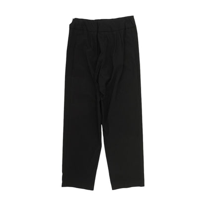 Black Solid Pants
