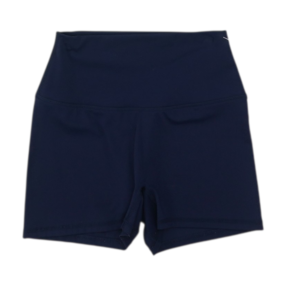 Navy Solid Active Shorts