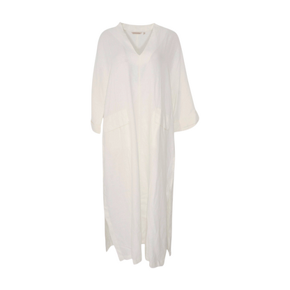 White Plus Midi Dress