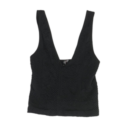 Black Cropped Blouse