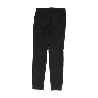 Black Solid Pants