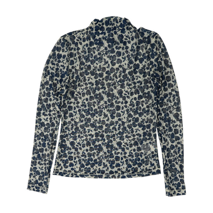 Blue Floral Blouse