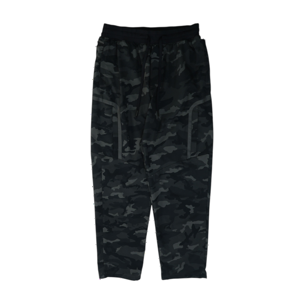 Black Camo Regular Pants