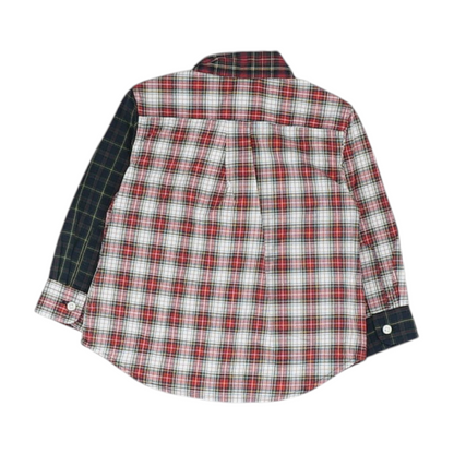 Red Plaid Long Sleeve Button Down