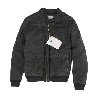 Vintage Charcoal Solid Jacket