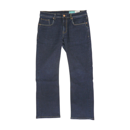 Navy Plus Size Bootcut Jeans