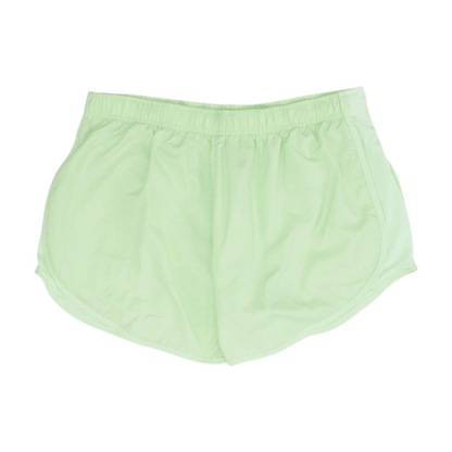 Neon Green Solid Active Shorts