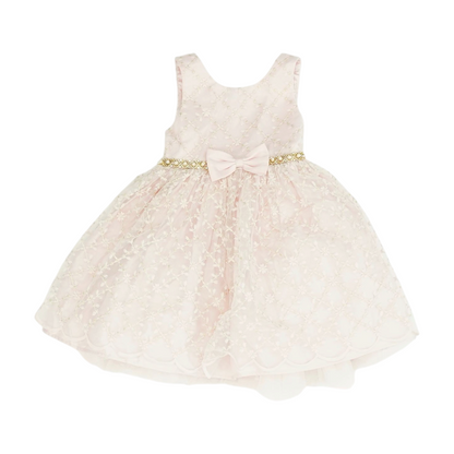 Pink Floral Formal Dress