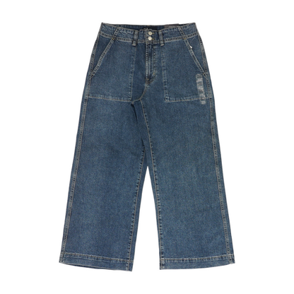 Blue Wide Leg Jeans