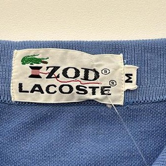Vintage Blue Solid Short Sleeve Polo