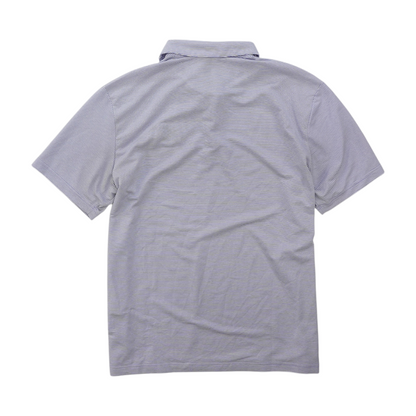 Lavender Striped Short Sleeve Polo