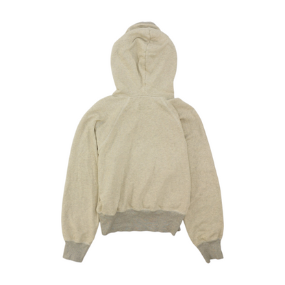 Gray Solid Hoodie Pullover