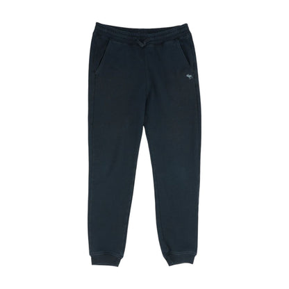 Black Solid Joggers Pants