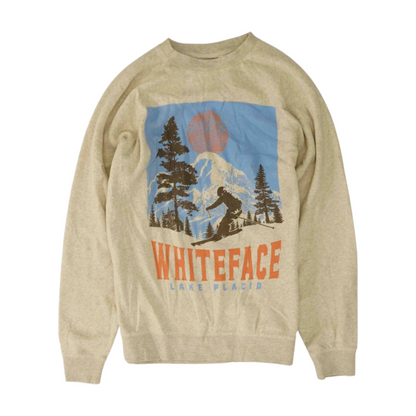 Beige Solid Sweatshirt Pullover